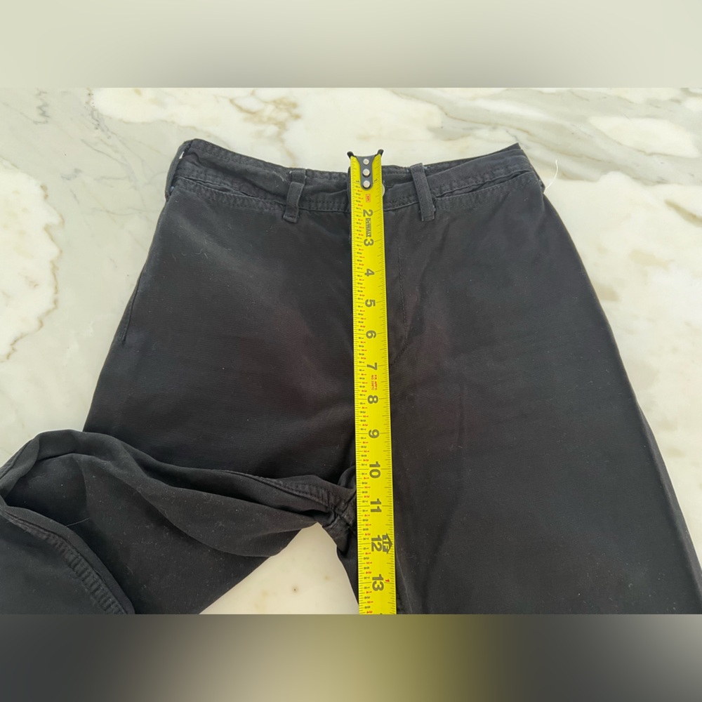 WE THE FREE BLACK COTTON HIGH RISE WIDE LEG JEAN PANTS SIZE US 24 - Picture 14 of 17